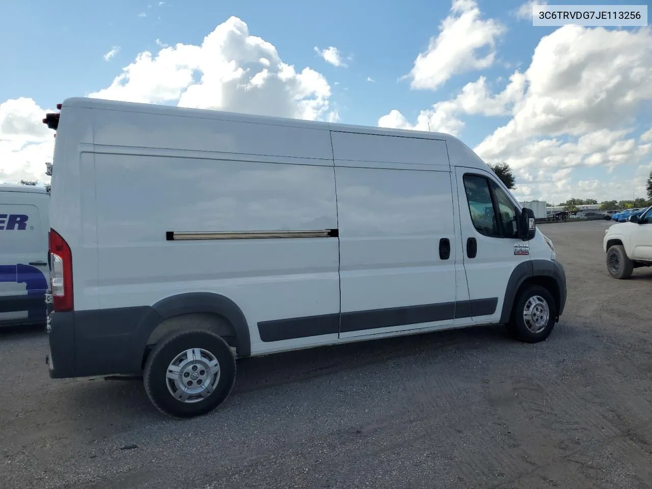 2018 Ram Promaster 2500 2500 High VIN: 3C6TRVDG7JE113256 Lot: 74519844