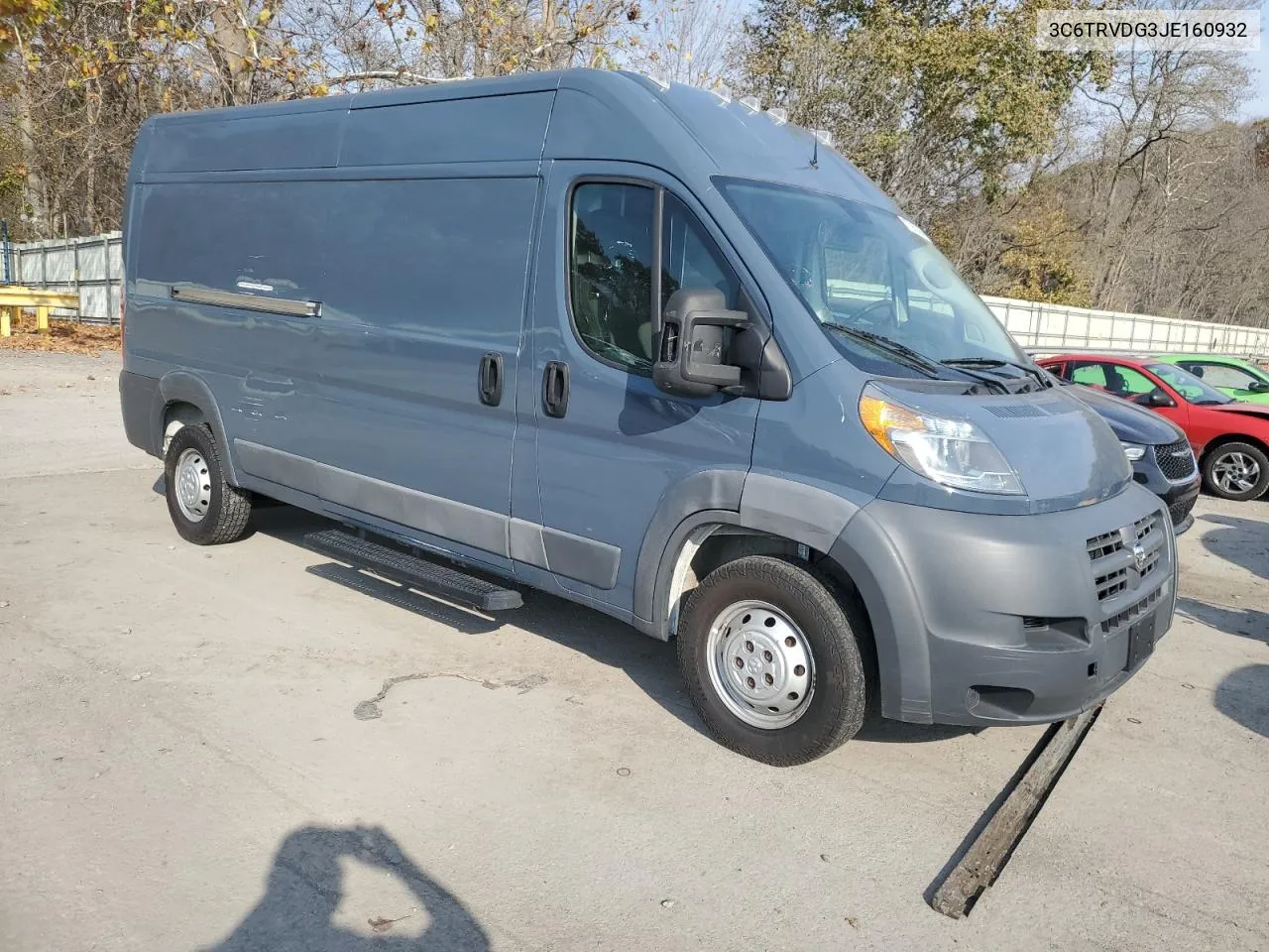 2018 Ram Promaster 2500 2500 High VIN: 3C6TRVDG3JE160932 Lot: 77283094