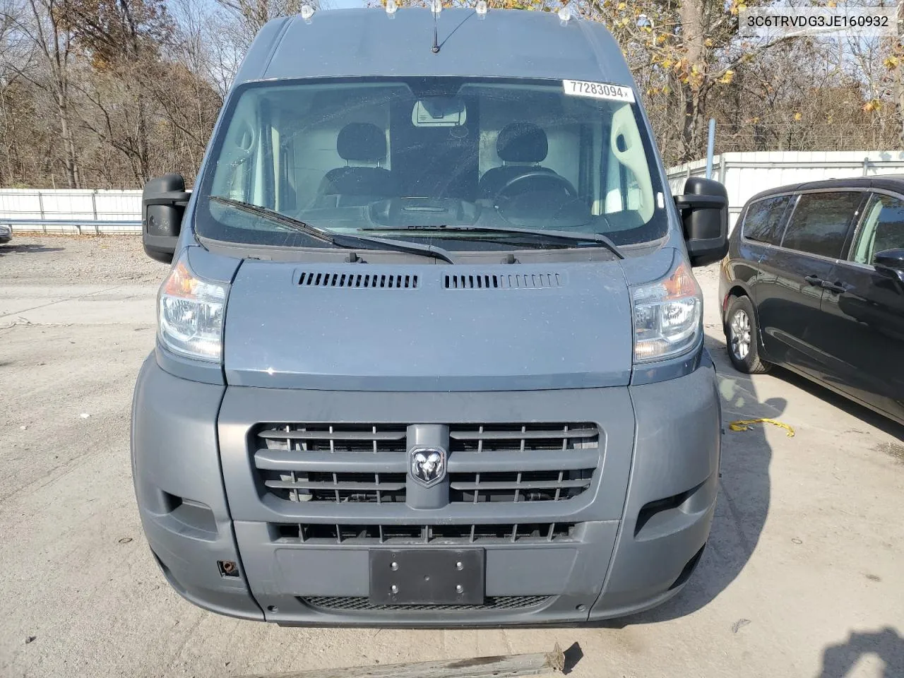 2018 Ram Promaster 2500 2500 High VIN: 3C6TRVDG3JE160932 Lot: 77283094