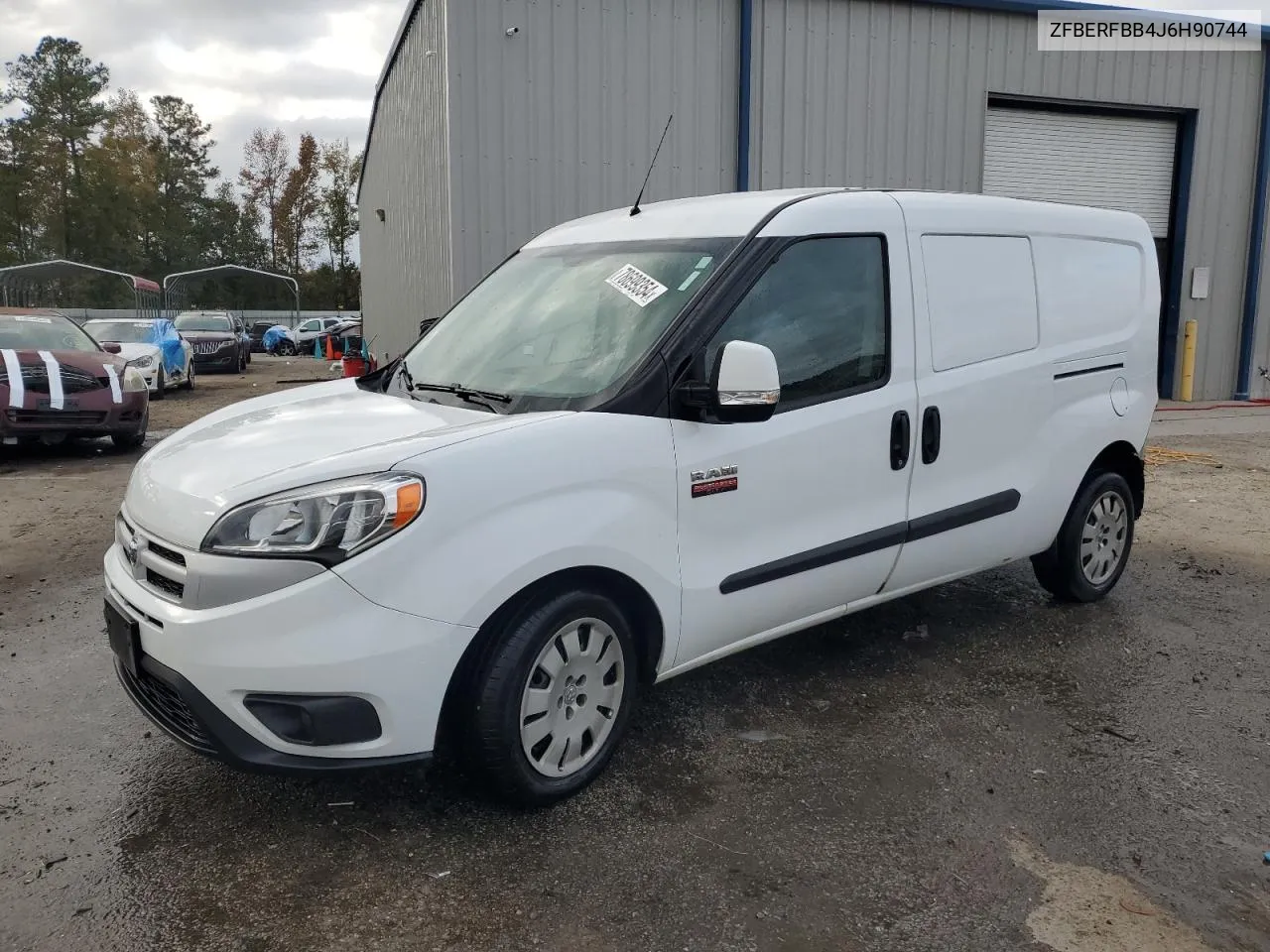 2018 Ram Promaster City Slt VIN: ZFBERFBB4J6H90744 Lot: 78699354