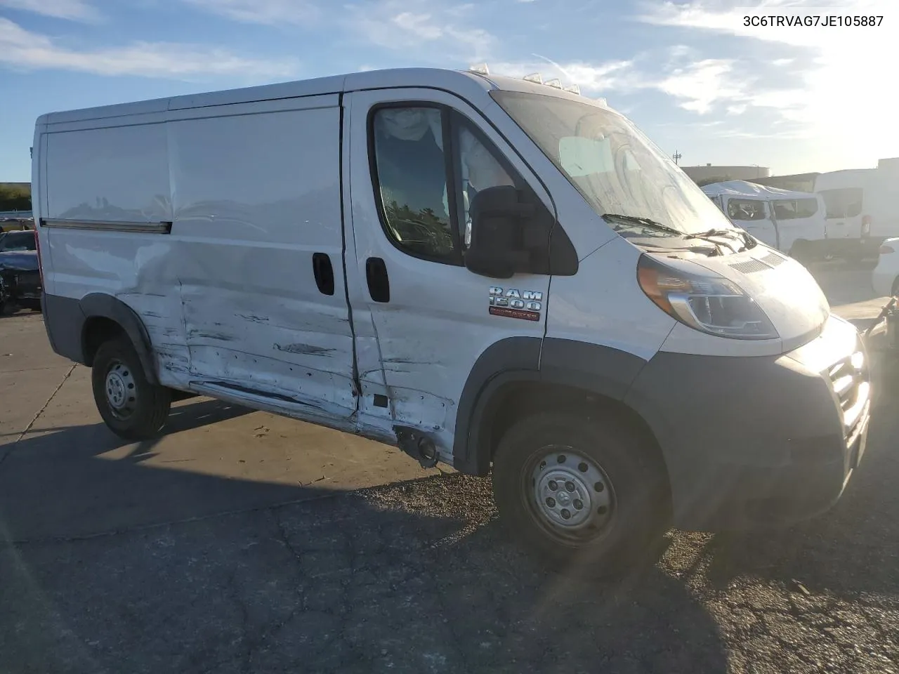 2018 Ram Promaster 1500 1500 Standard VIN: 3C6TRVAG7JE105887 Lot: 78708474