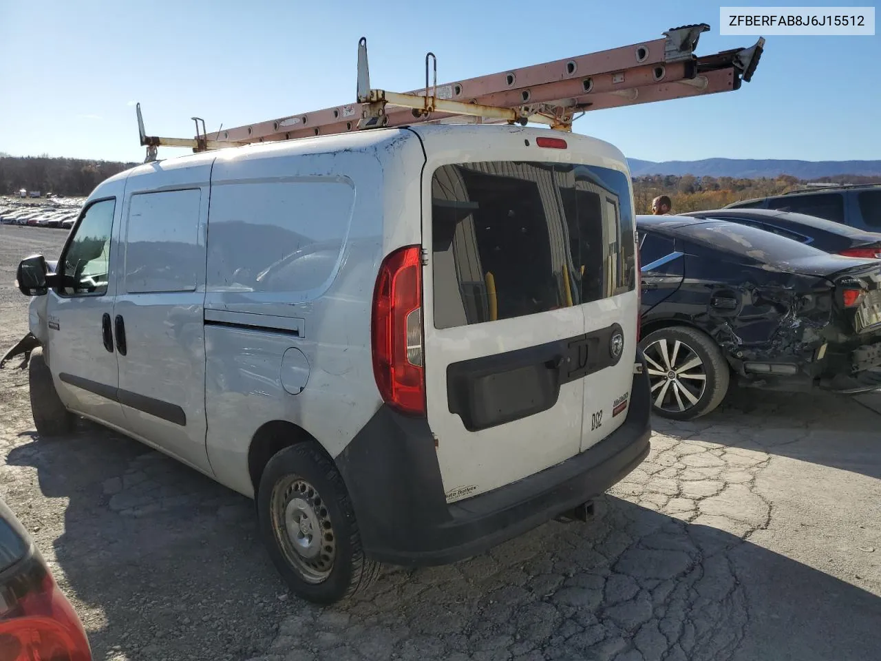 2018 Ram Promaster City VIN: ZFBERFAB8J6J15512 Lot: 79887404