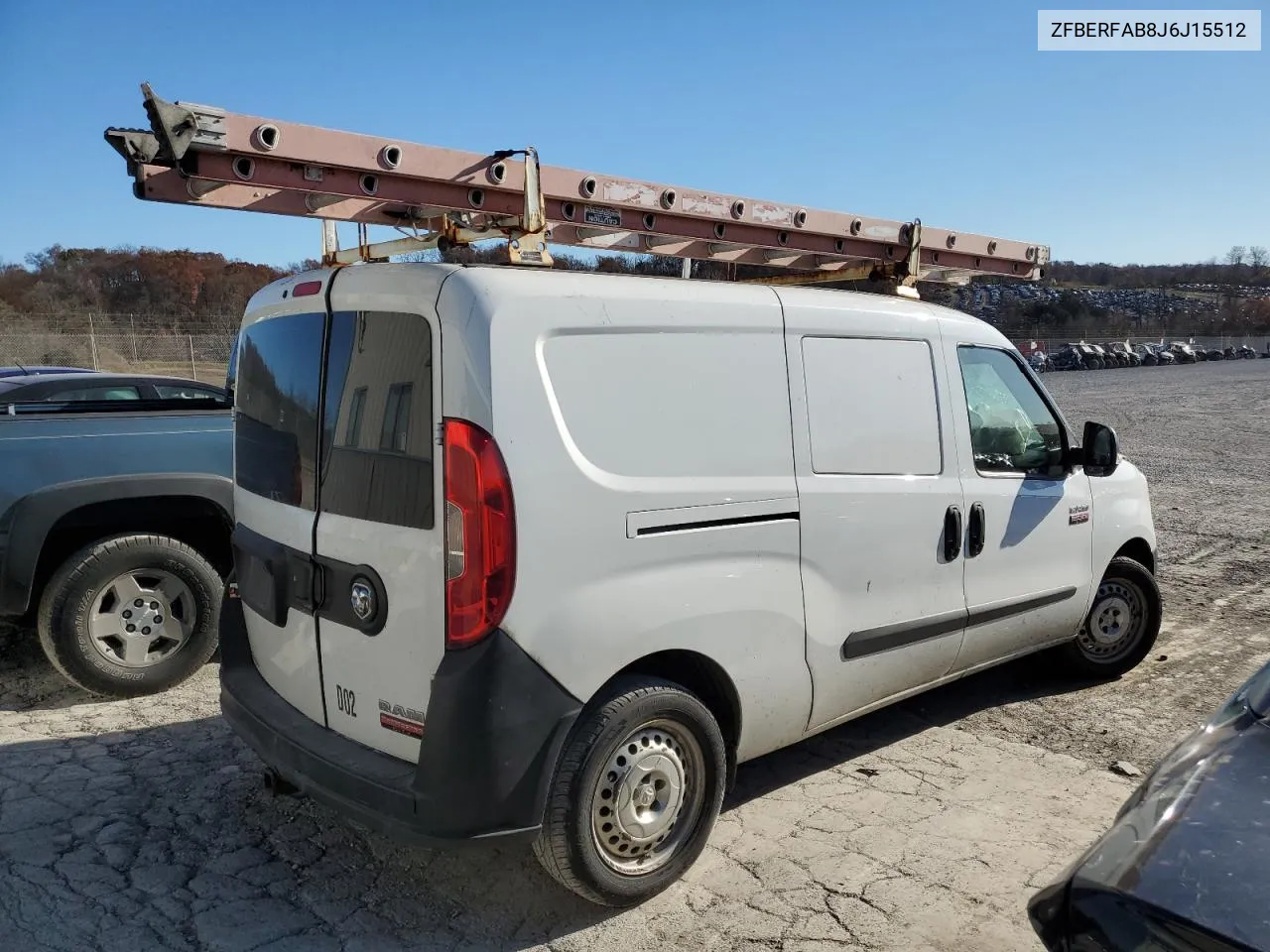 2018 Ram Promaster City VIN: ZFBERFAB8J6J15512 Lot: 79887404