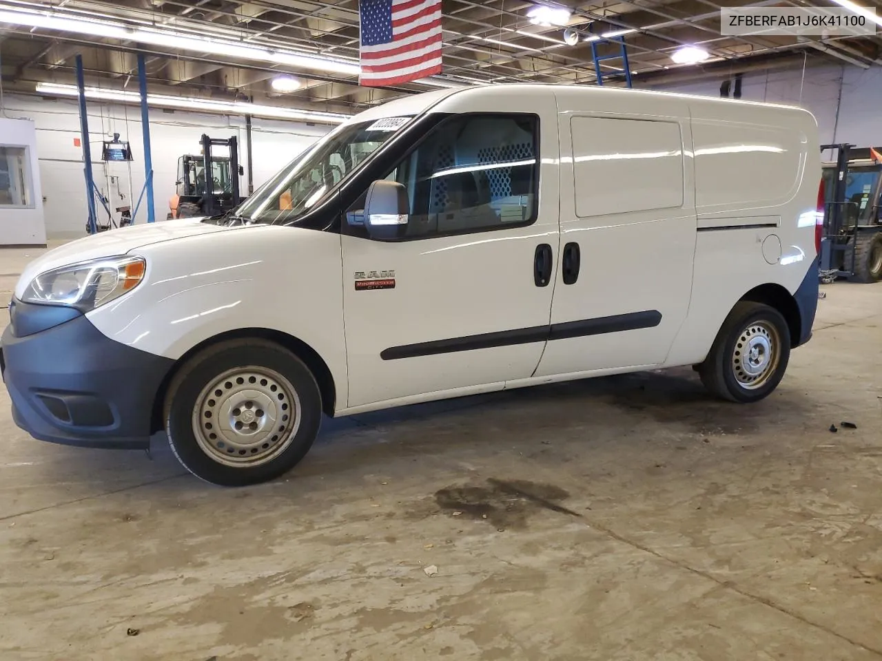 2018 Ram Promaster City VIN: ZFBERFAB1J6K41100 Lot: 80230964