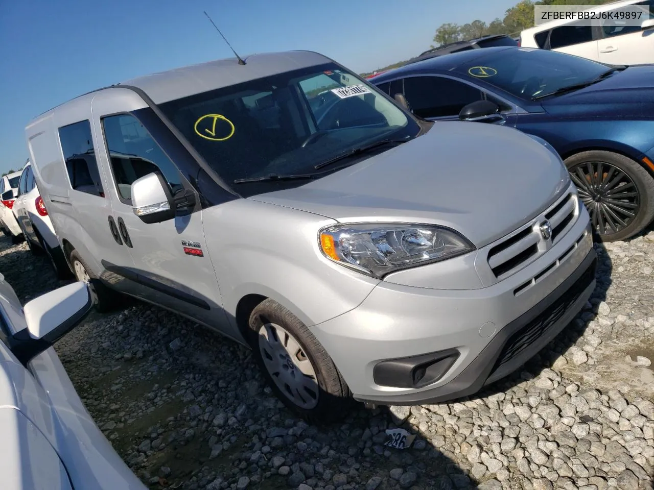 2018 Ram Promaster City Slt VIN: ZFBERFBB2J6K49897 Lot: 81002154