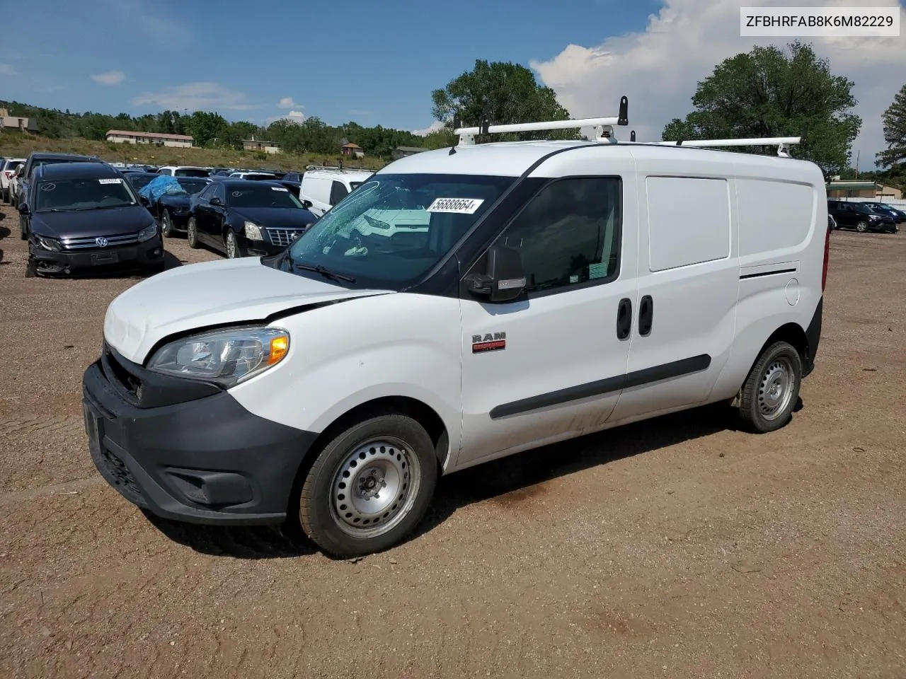 2019 Ram Promaster City VIN: ZFBHRFAB8K6M82229 Lot: 56888664