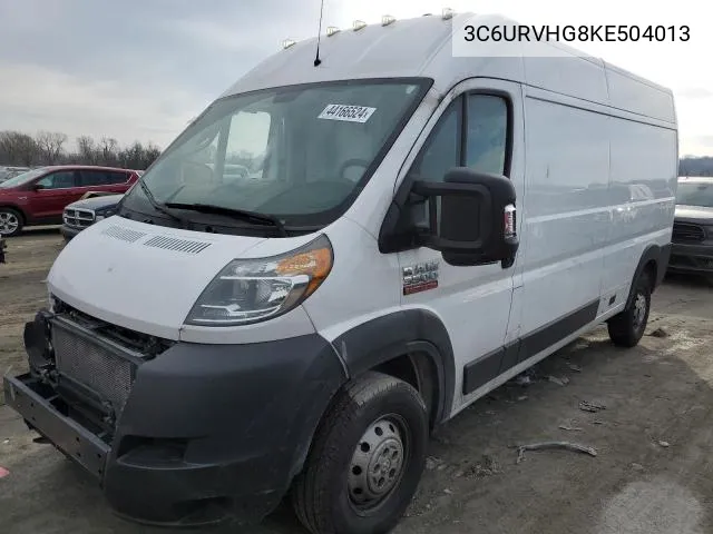 2019 Ram Promaster 3500 3500 High VIN: 3C6URVHG8KE504013 Lot: 58715384