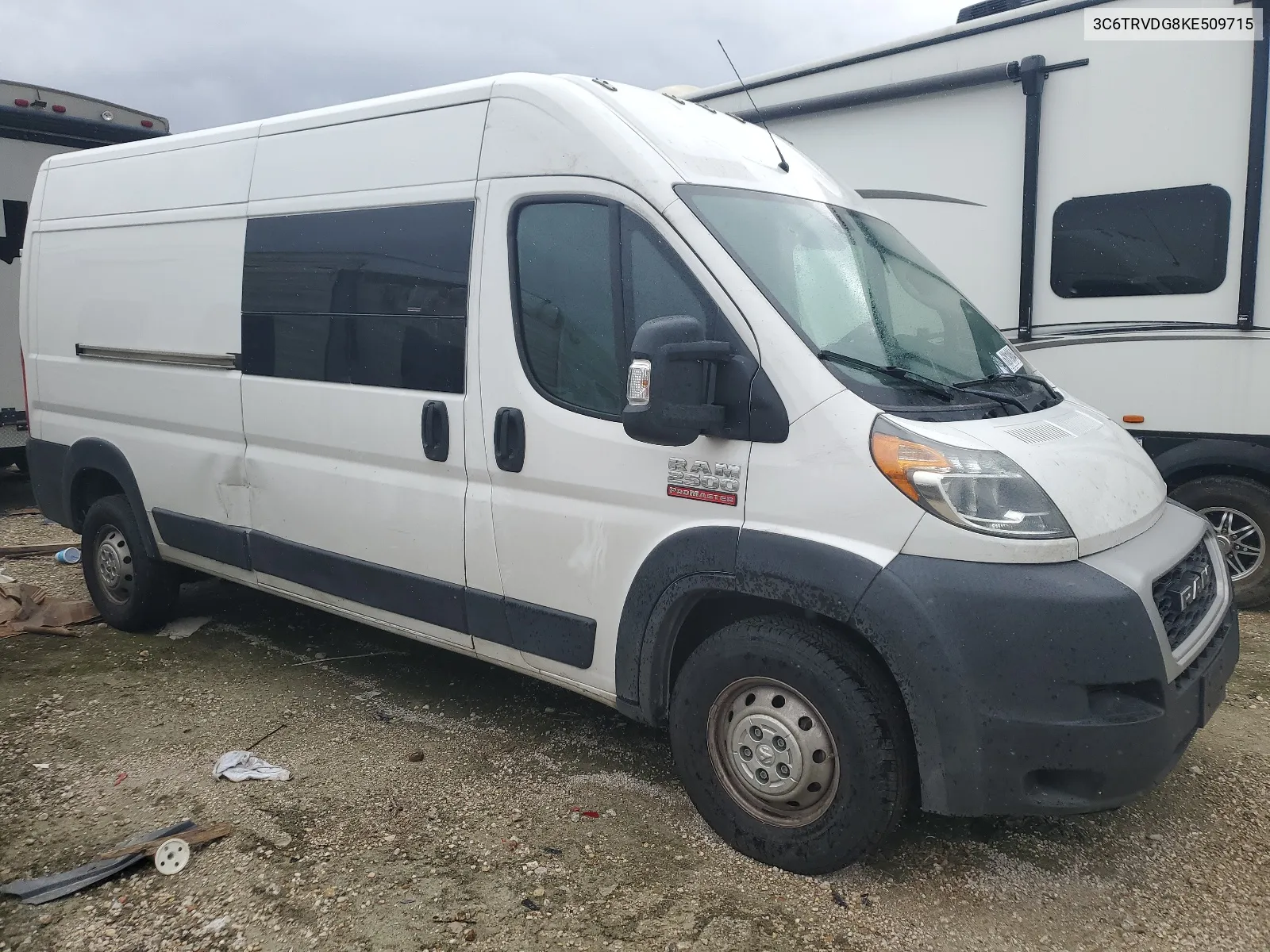 2019 Ram Promaster 2500 2500 High VIN: 3C6TRVDG8KE509715 Lot: 62019064