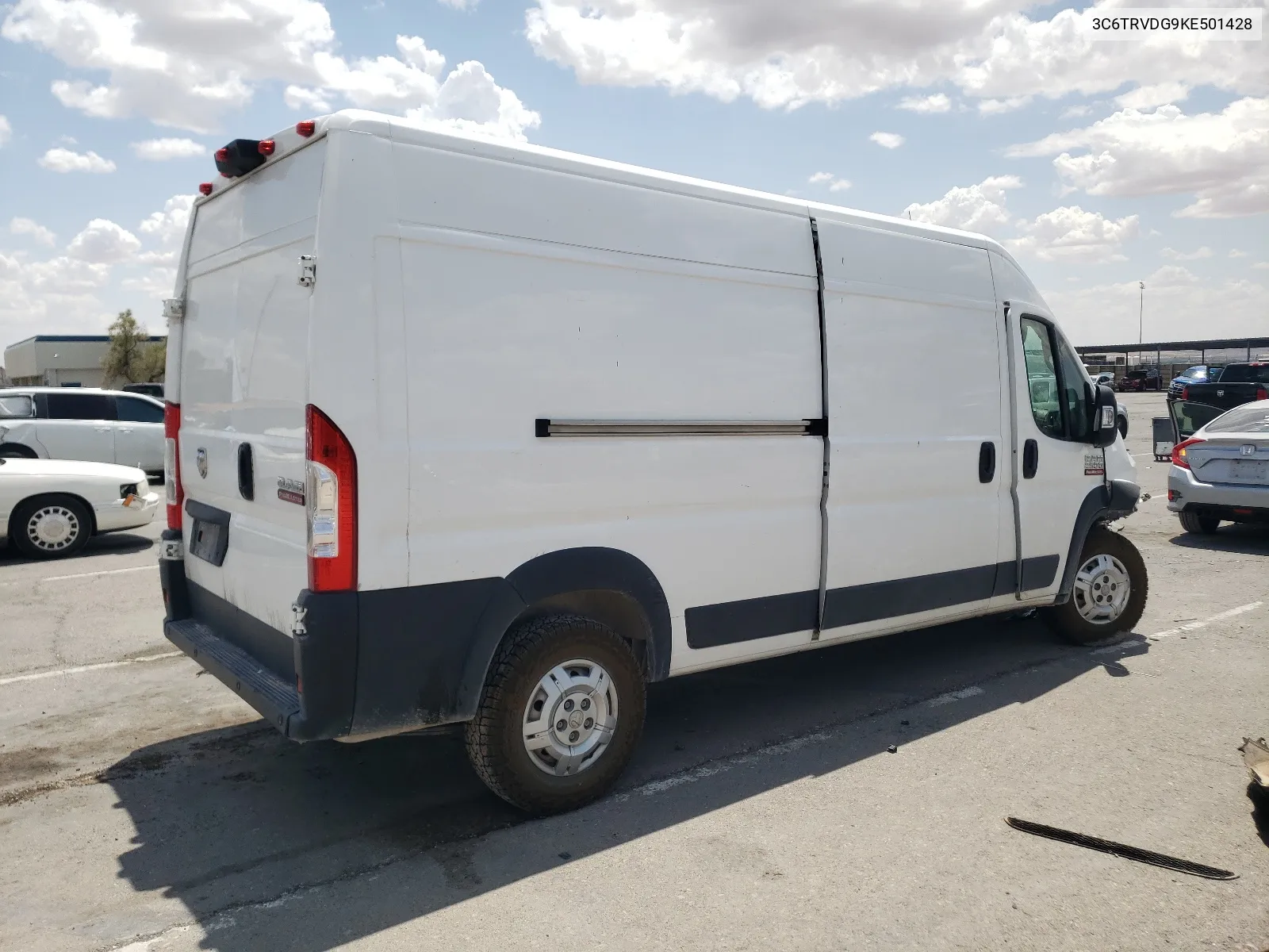 2019 Ram Promaster 2500 2500 High VIN: 3C6TRVDG9KE501428 Lot: 63470204