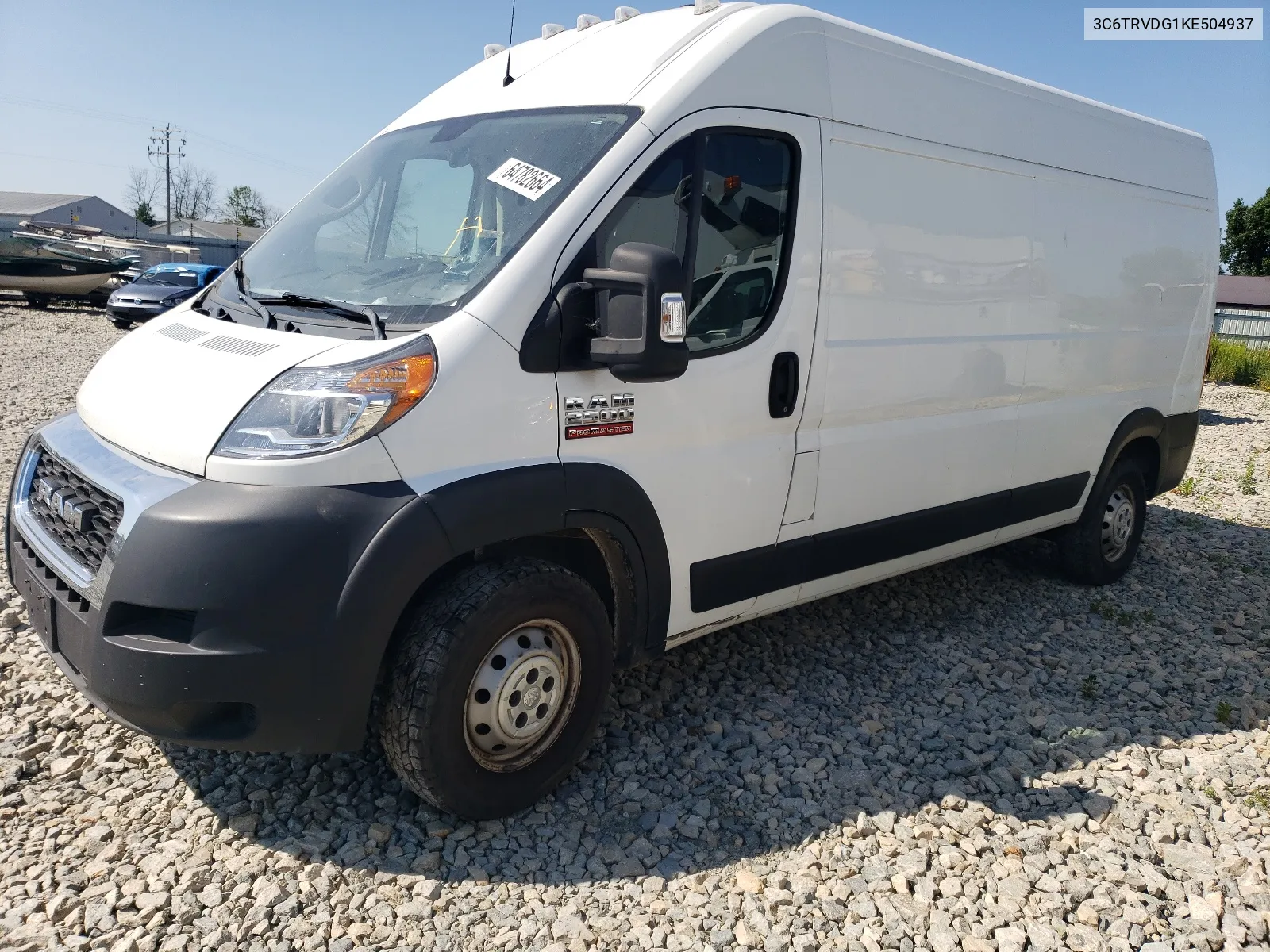 2019 Ram Promaster 2500 2500 High VIN: 3C6TRVDG1KE504937 Lot: 64782664