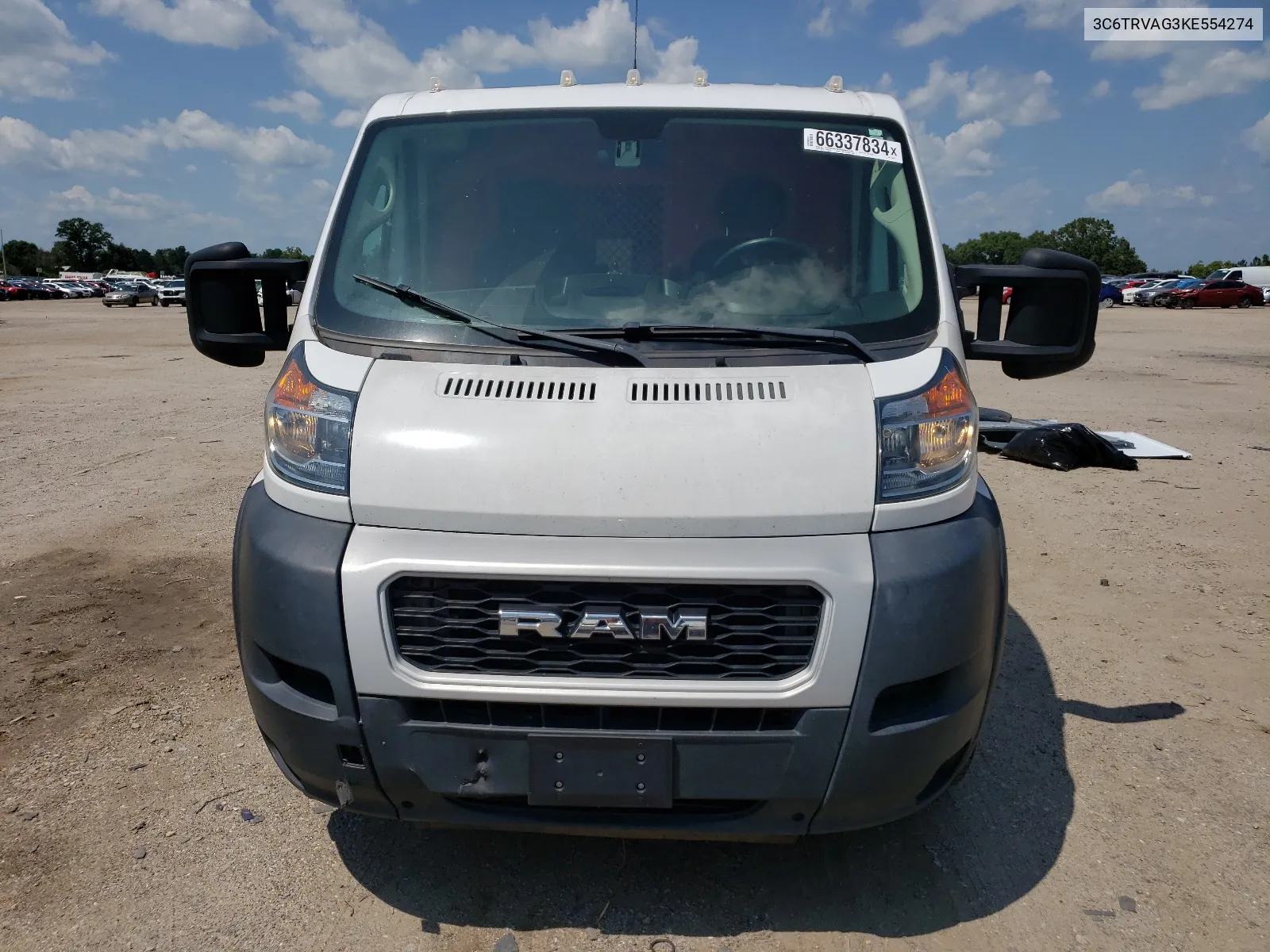 2019 Ram Promaster 1500 1500 Standard VIN: 3C6TRVAG3KE554274 Lot: 66337834