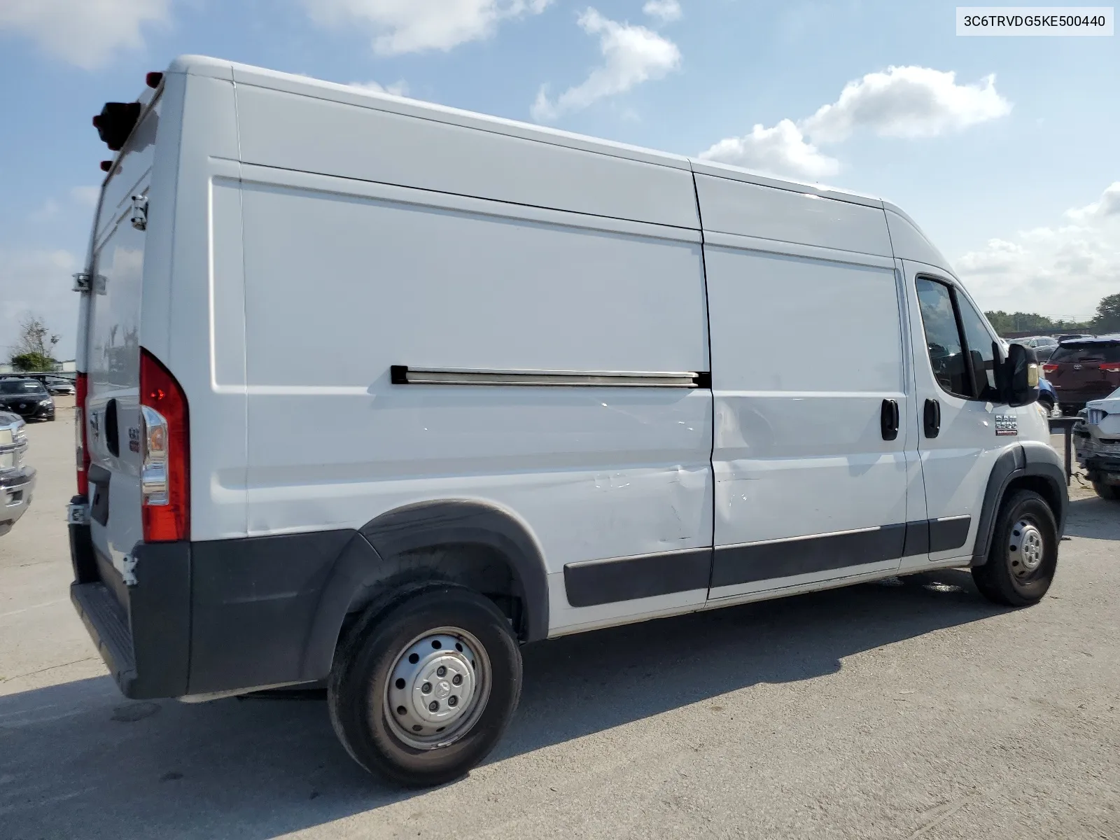 2019 Ram Promaster 2500 2500 High VIN: 3C6TRVDG5KE500440 Lot: 66365264