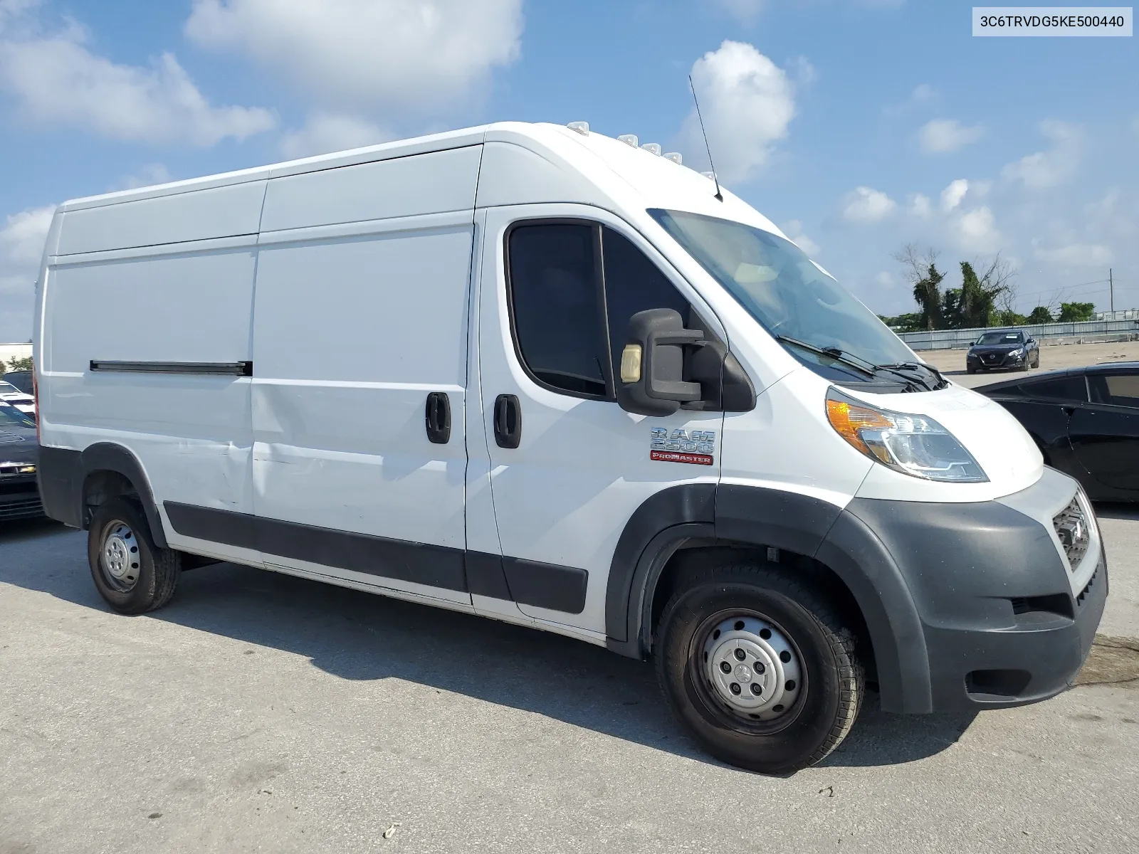 2019 Ram Promaster 2500 2500 High VIN: 3C6TRVDG5KE500440 Lot: 66365264