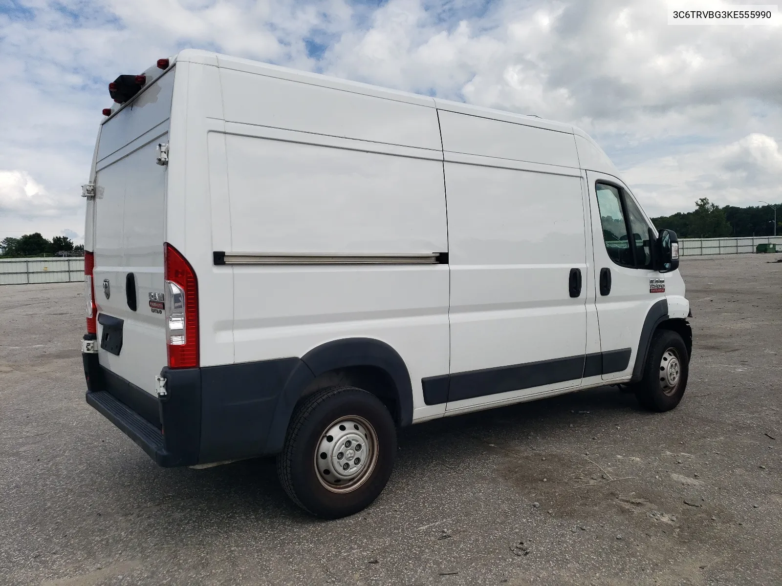 2019 Ram Promaster 1500 1500 High VIN: 3C6TRVBG3KE555990 Lot: 66882364