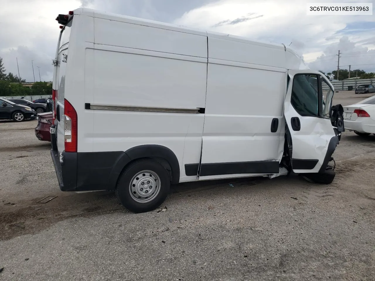 2019 Ram Promaster 2500 2500 High VIN: 3C6TRVCG1KE513963 Lot: 68866614