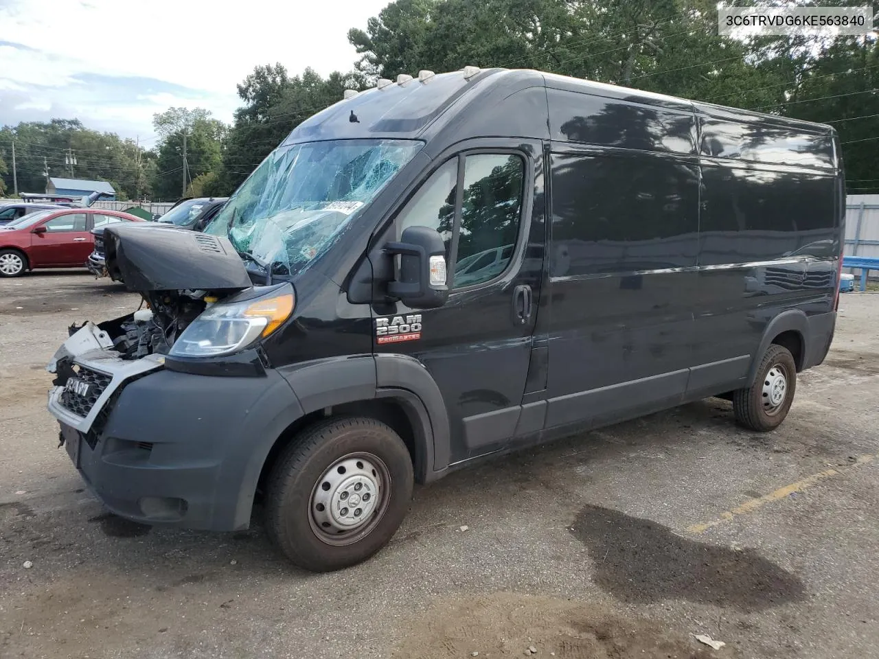 2019 Ram Promaster 2500 2500 High VIN: 3C6TRVDG6KE563840 Lot: 69191244