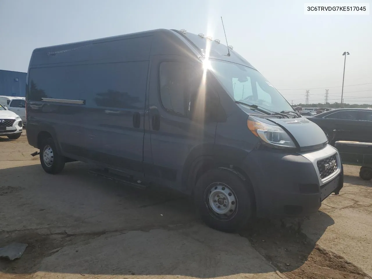 2019 Ram Promaster 2500 2500 High VIN: 3C6TRVDG7KE517045 Lot: 69649014