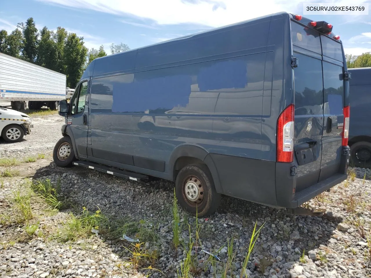 2019 Ram Promaster 3500 3500 High VIN: 3C6URVJG2KE543769 Lot: 70258684