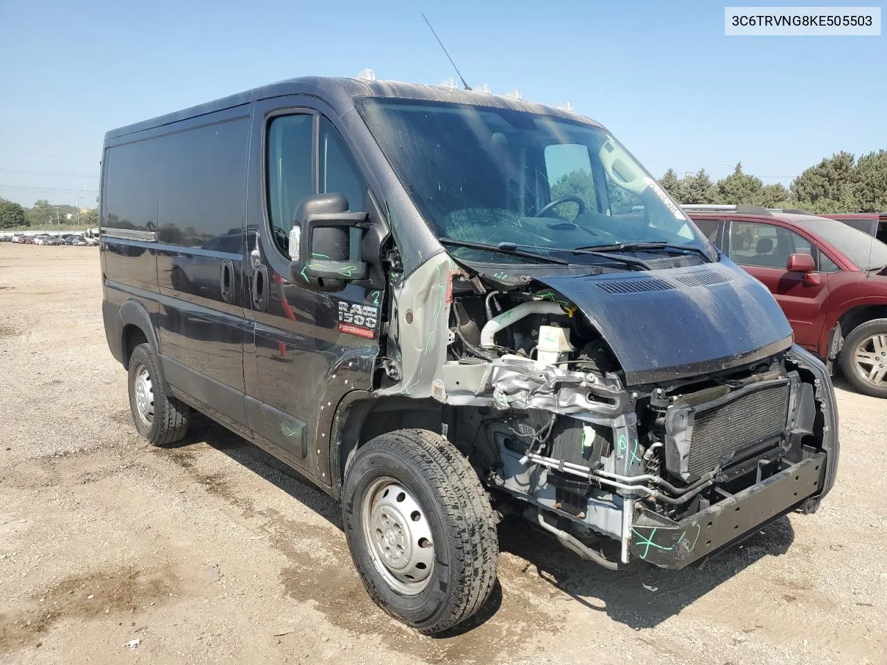 2019 Ram Promaster 1500 1500 Standard VIN: 3C6TRVNG8KE505503 Lot: 70870724