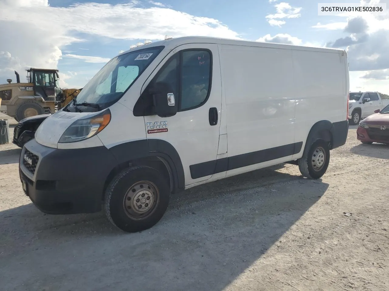 2019 Ram Promaster 1500 1500 Standard VIN: 3C6TRVAG1KE502836 Lot: 73030164