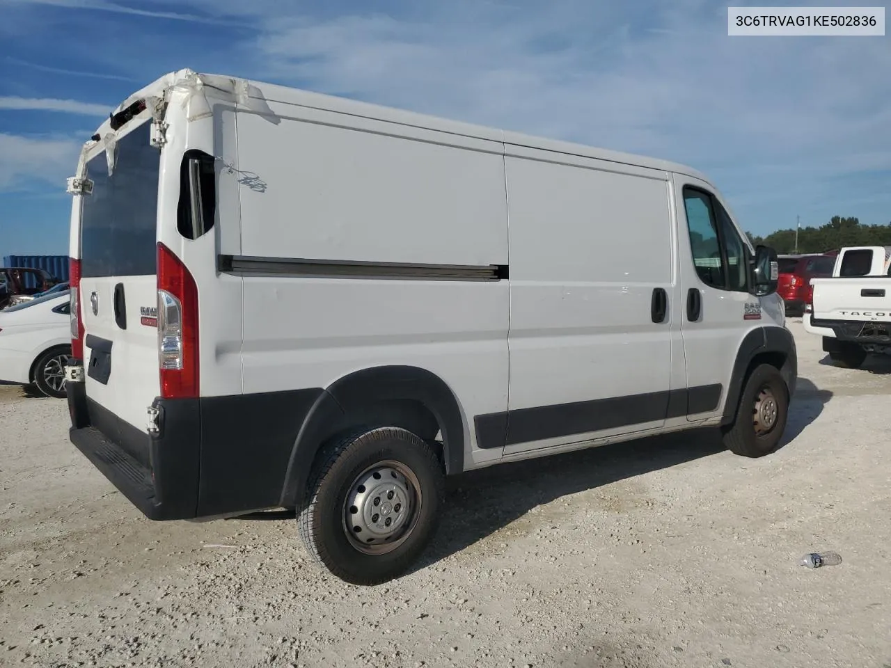 2019 Ram Promaster 1500 1500 Standard VIN: 3C6TRVAG1KE502836 Lot: 73030164