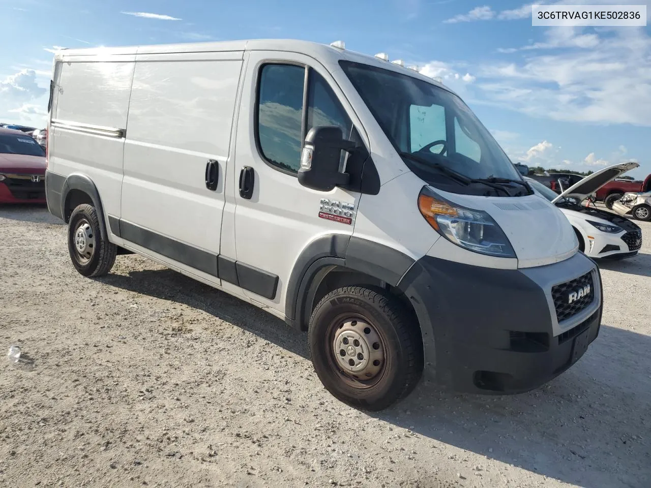 2019 Ram Promaster 1500 1500 Standard VIN: 3C6TRVAG1KE502836 Lot: 73030164