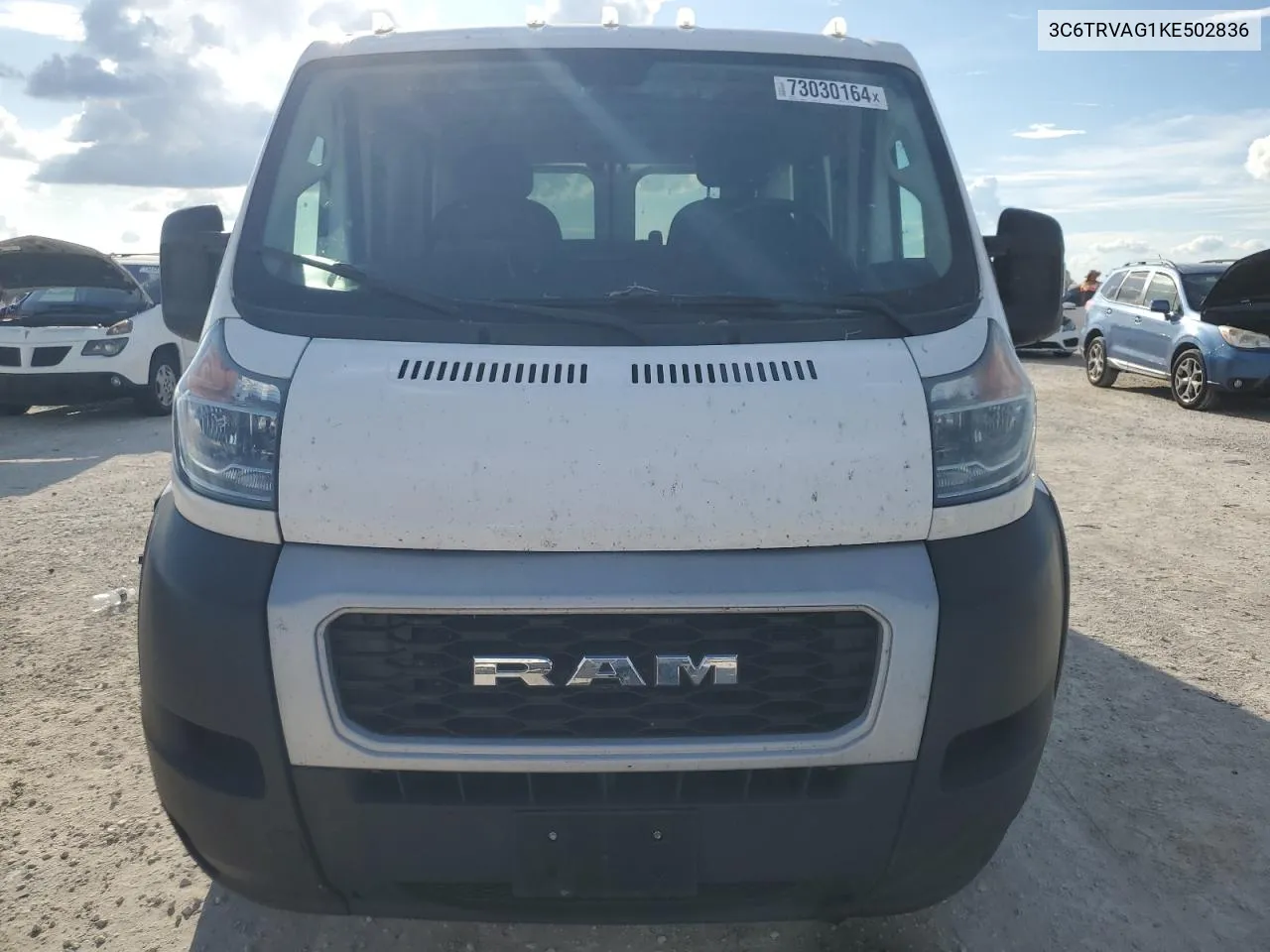 2019 Ram Promaster 1500 1500 Standard VIN: 3C6TRVAG1KE502836 Lot: 73030164