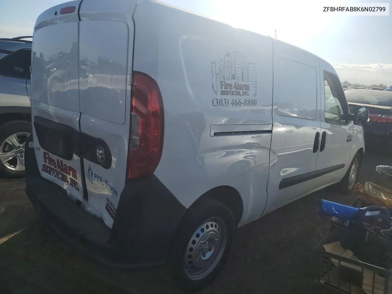 2019 Ram Promaster City VIN: ZFBHRFAB8K6N02799 Lot: 73238594