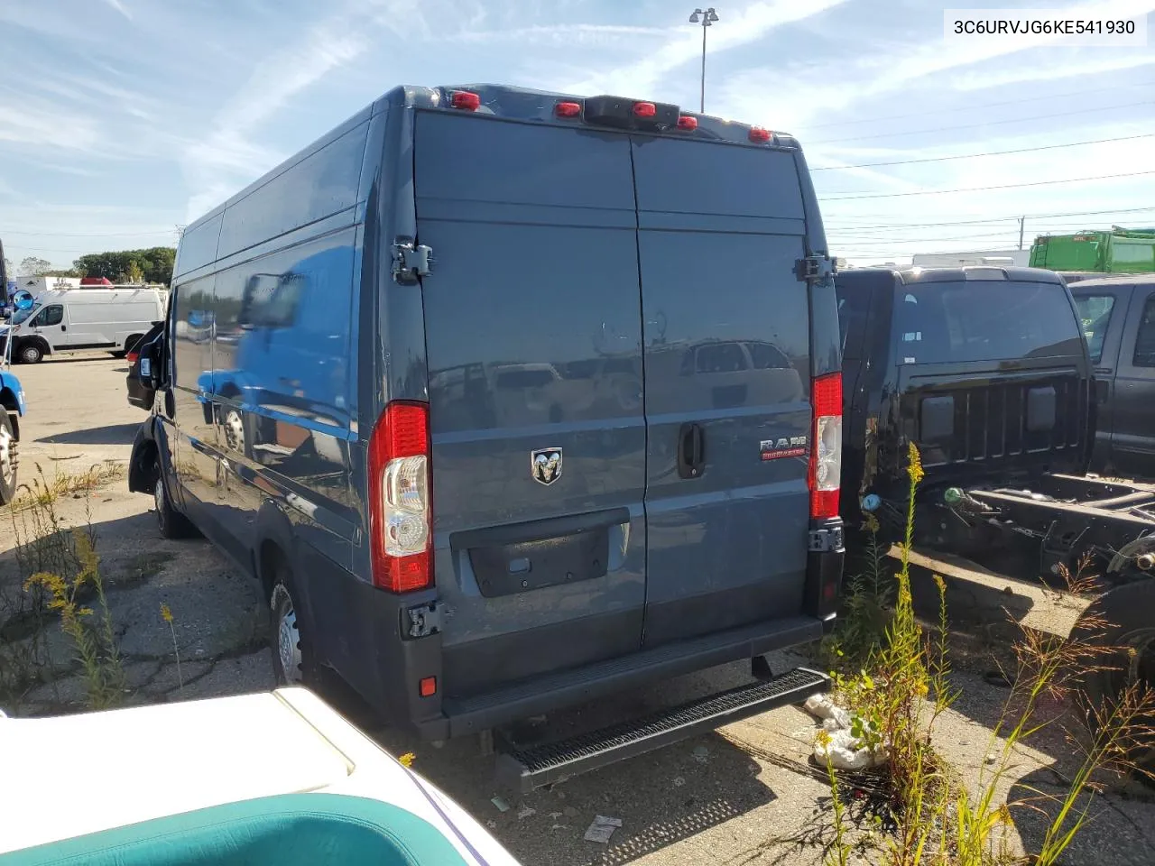 2019 Ram Promaster 3500 3500 High VIN: 3C6URVJG6KE541930 Lot: 74543334