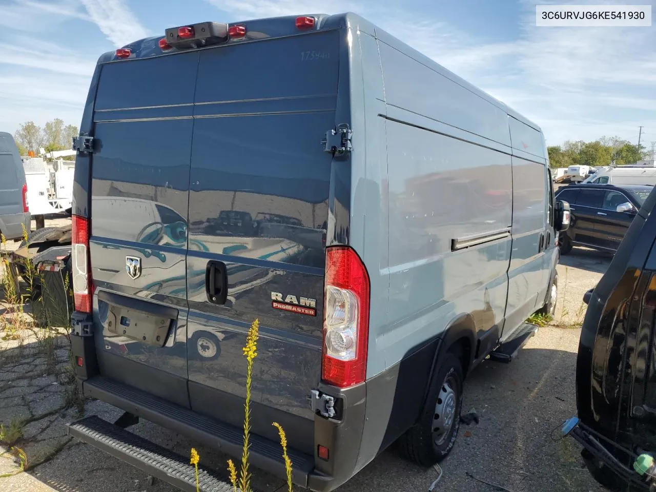 2019 Ram Promaster 3500 3500 High VIN: 3C6URVJG6KE541930 Lot: 74543334