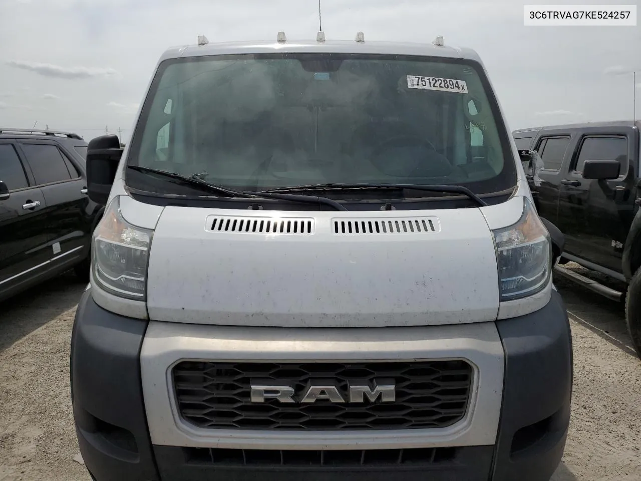 2019 Ram Promaster 1500 1500 Standard VIN: 3C6TRVAG7KE524257 Lot: 75122894