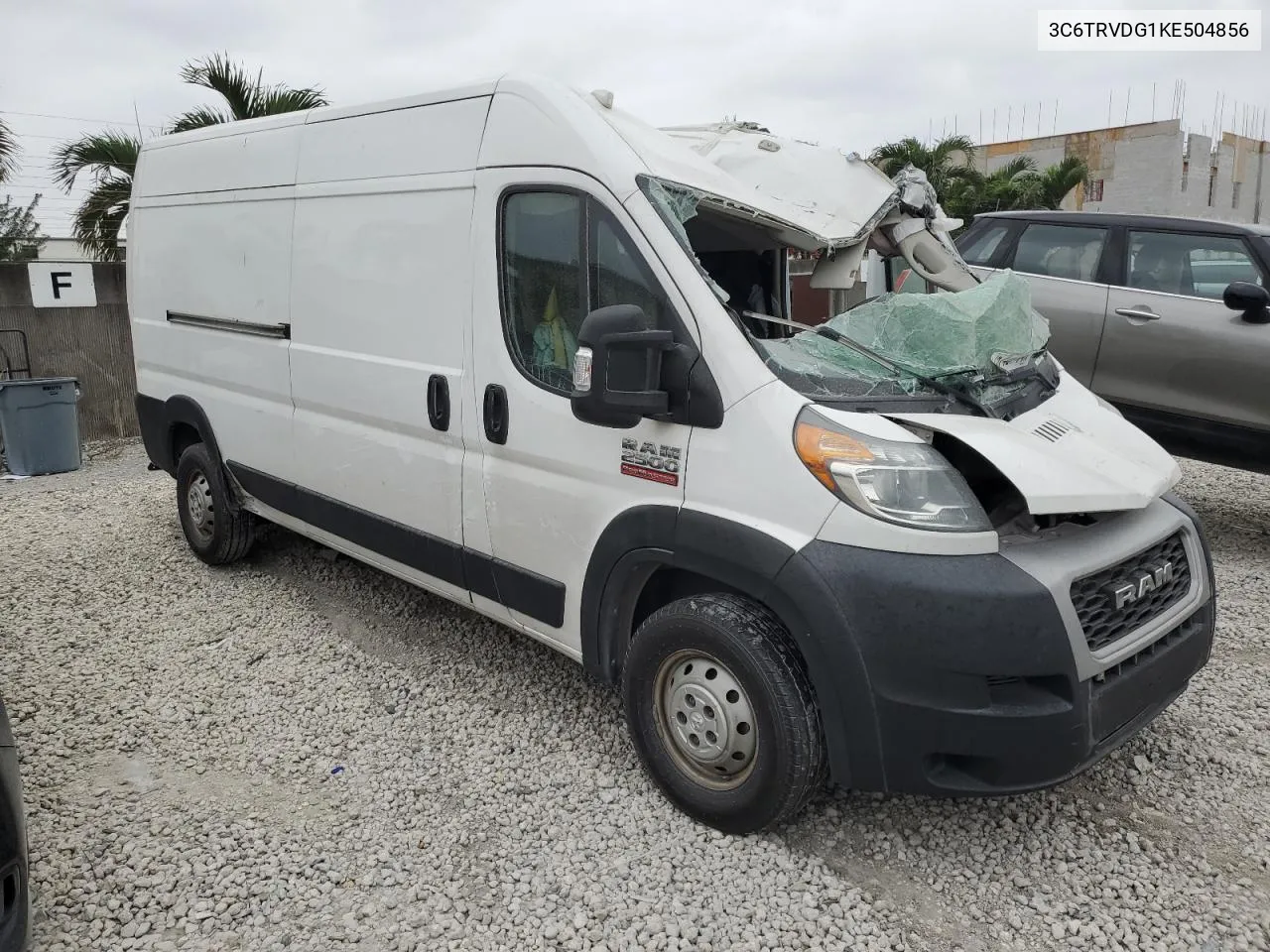 2019 Ram Promaster 2500 2500 High VIN: 3C6TRVDG1KE504856 Lot: 75748744