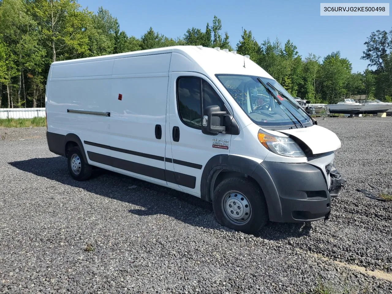 2019 Ram Promaster 3500 3500 High VIN: 3C6URVJG2KE500498 Lot: 76841214