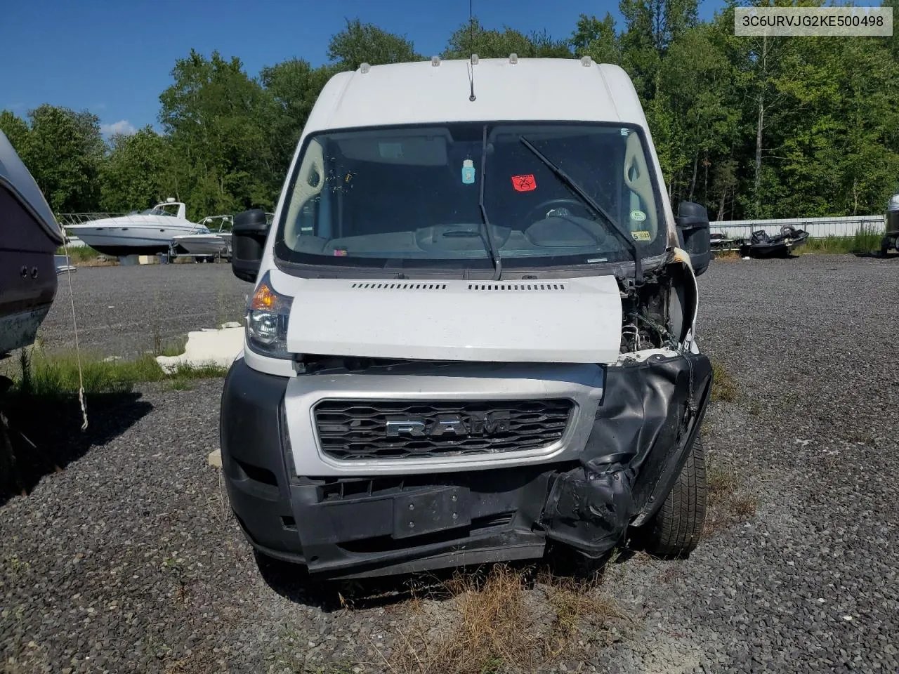 2019 Ram Promaster 3500 3500 High VIN: 3C6URVJG2KE500498 Lot: 76841214