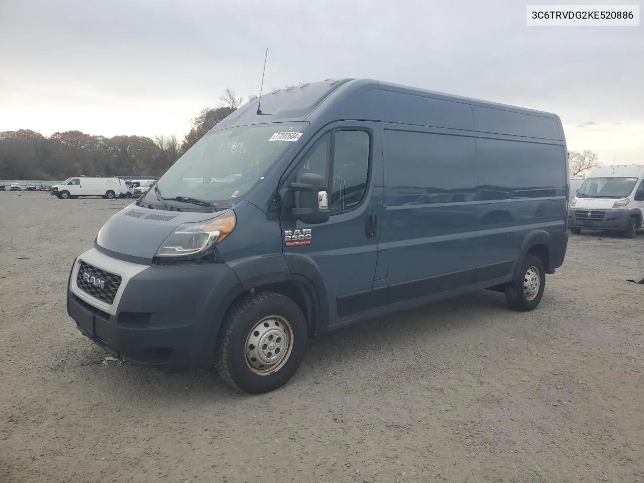 2019 Ram Promaster 2500 2500 High VIN: 3C6TRVDG2KE520886 Lot: 77282604