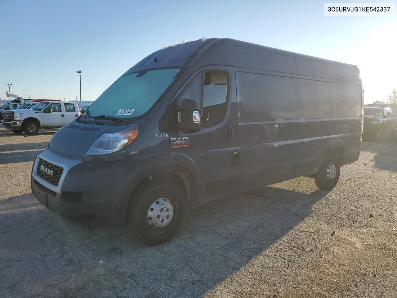 2019 Ram Promaster 3500 3500 High VIN: 3C6URVJG1KE542337 Lot: 77283154