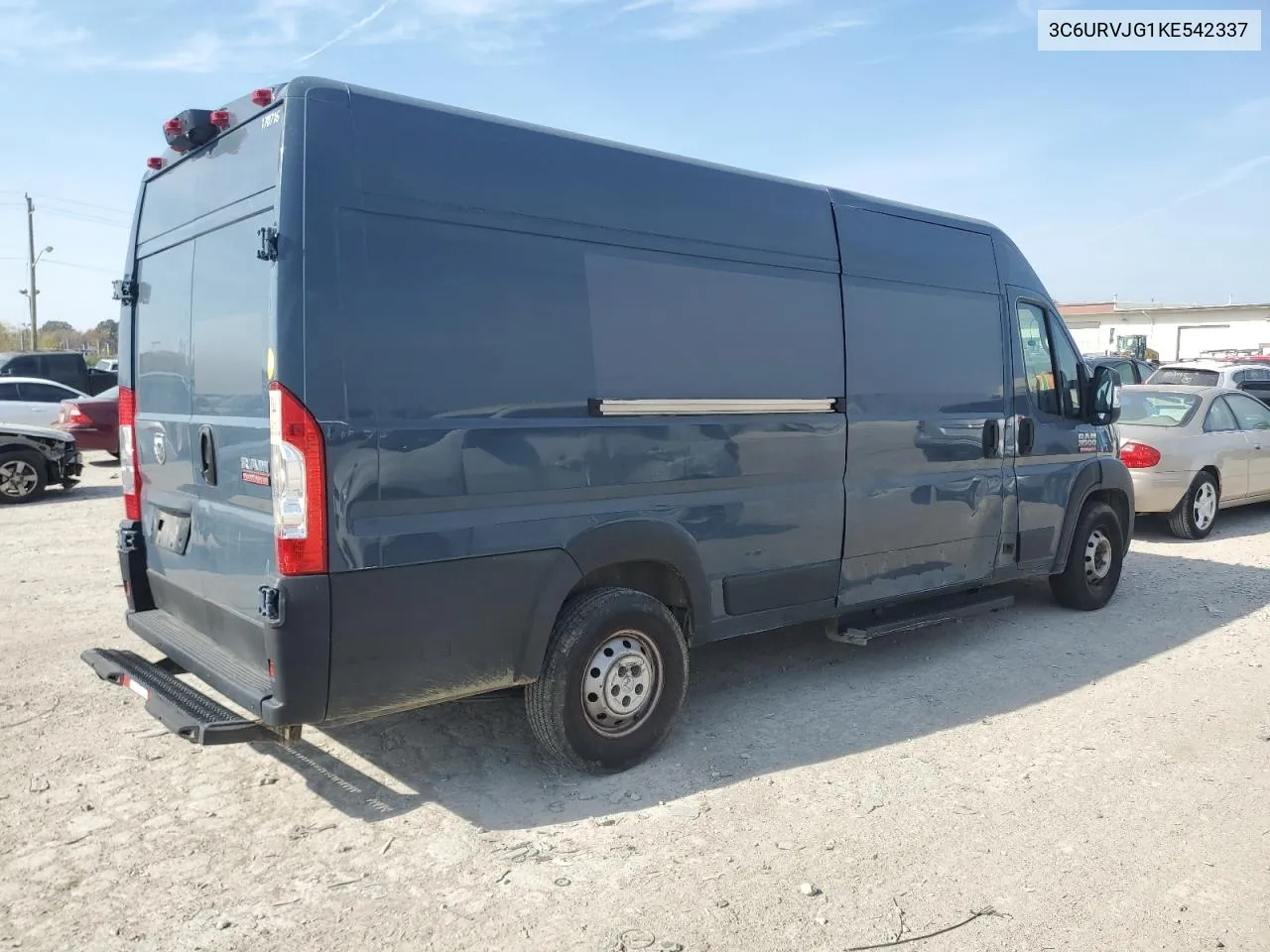 2019 Ram Promaster 3500 3500 High VIN: 3C6URVJG1KE542337 Lot: 77283154