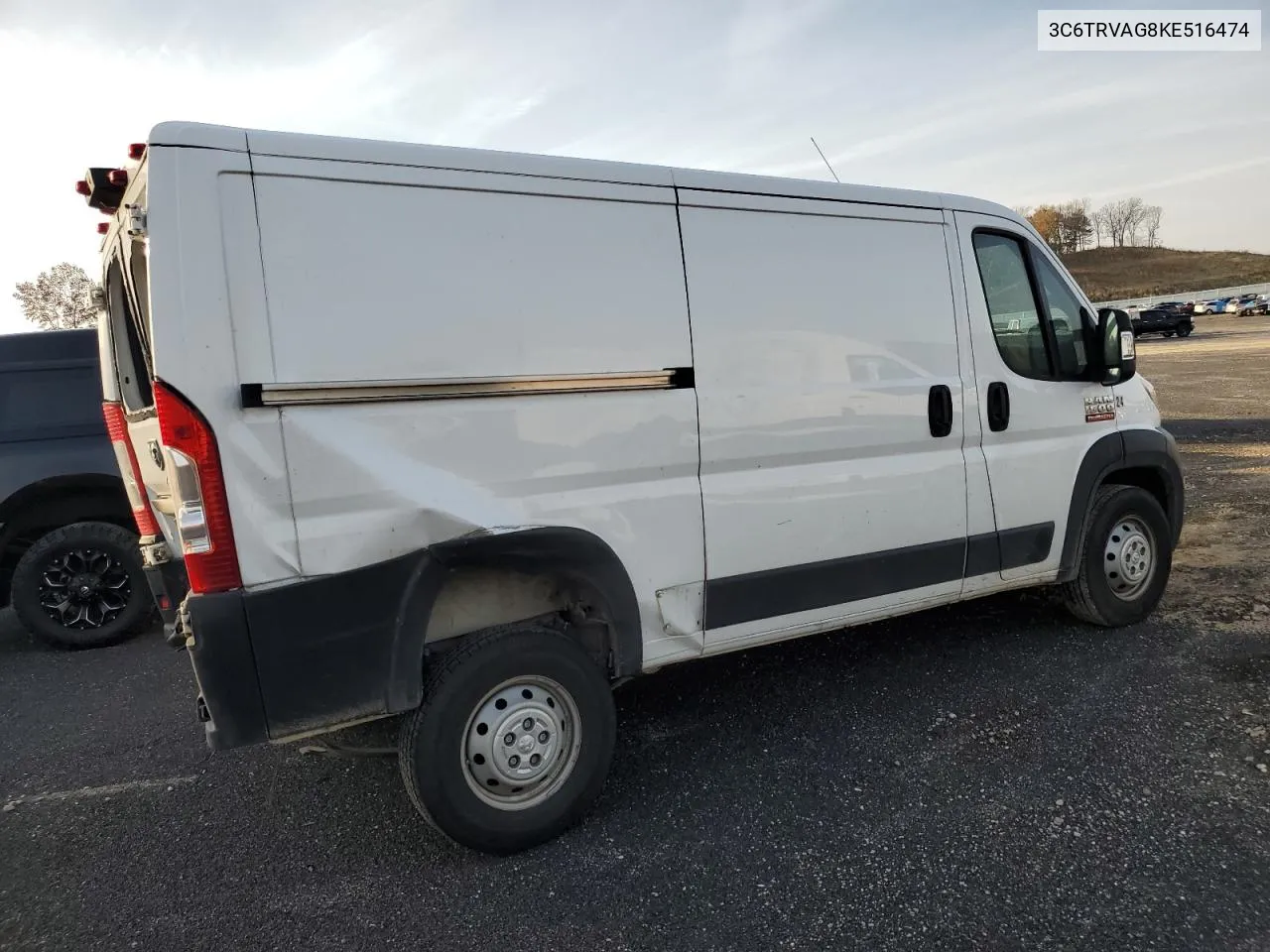 2019 Ram Promaster 1500 1500 Standard VIN: 3C6TRVAG8KE516474 Lot: 77654314