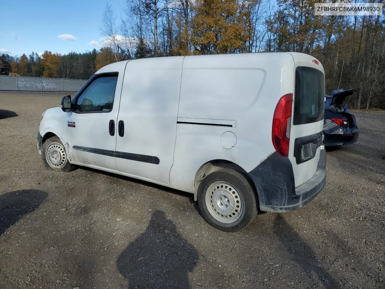 2019 Ram Promaster City Tradesman VIN: ZFBHRFCB6K6M98930 Lot: 77822124