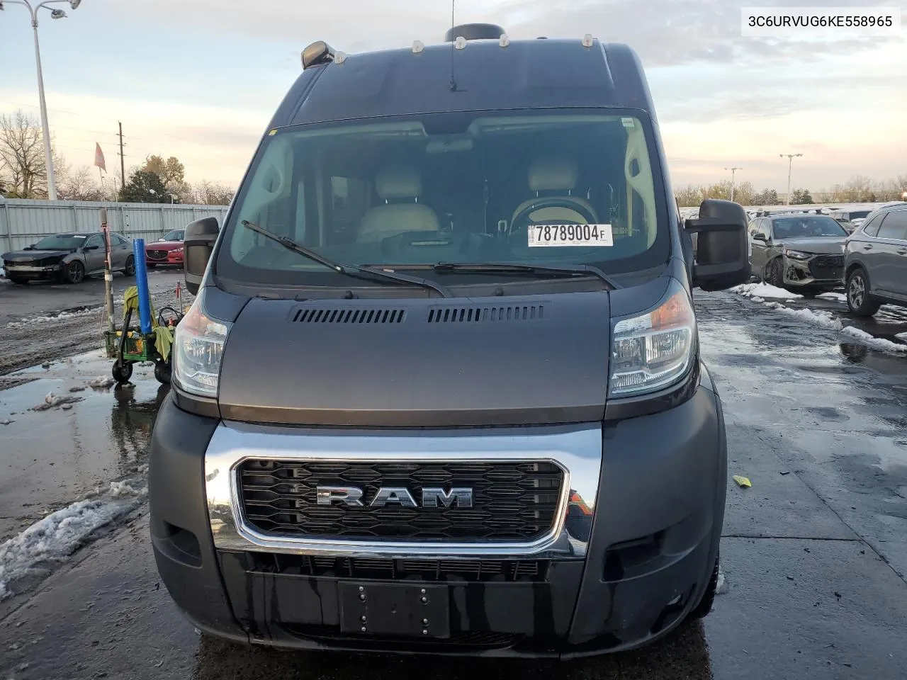 2019 Ram Promaster 3500 3500 High VIN: 3C6URVUG6KE558965 Lot: 78789004