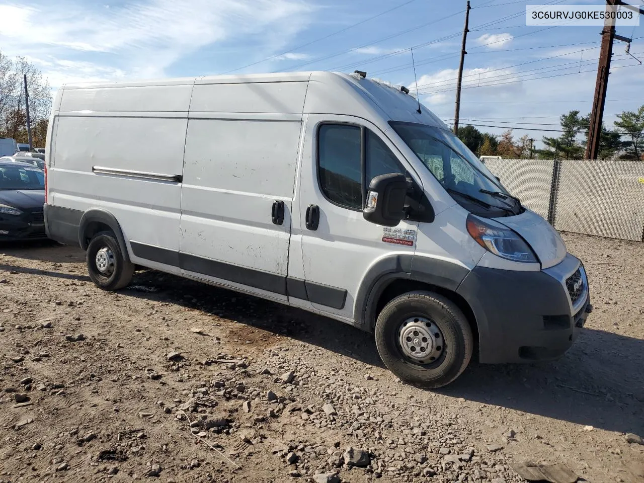 2019 Ram Promaster 3500 3500 High VIN: 3C6URVJG0KE530003 Lot: 78880554