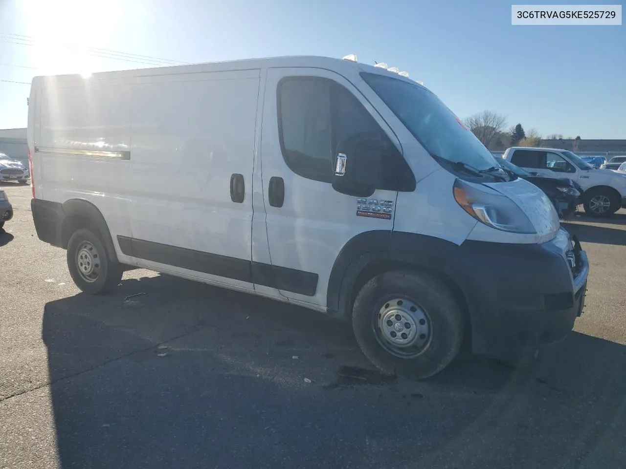 2019 Ram Promaster 1500 1500 Standard VIN: 3C6TRVAG5KE525729 Lot: 79112474