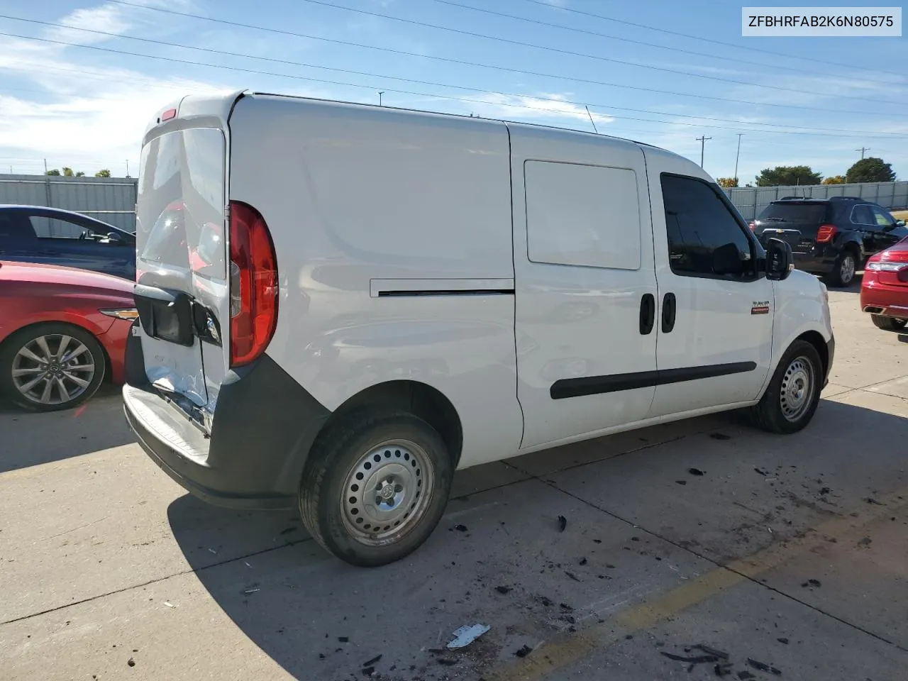 2019 Ram Promaster City VIN: ZFBHRFAB2K6N80575 Lot: 79523274