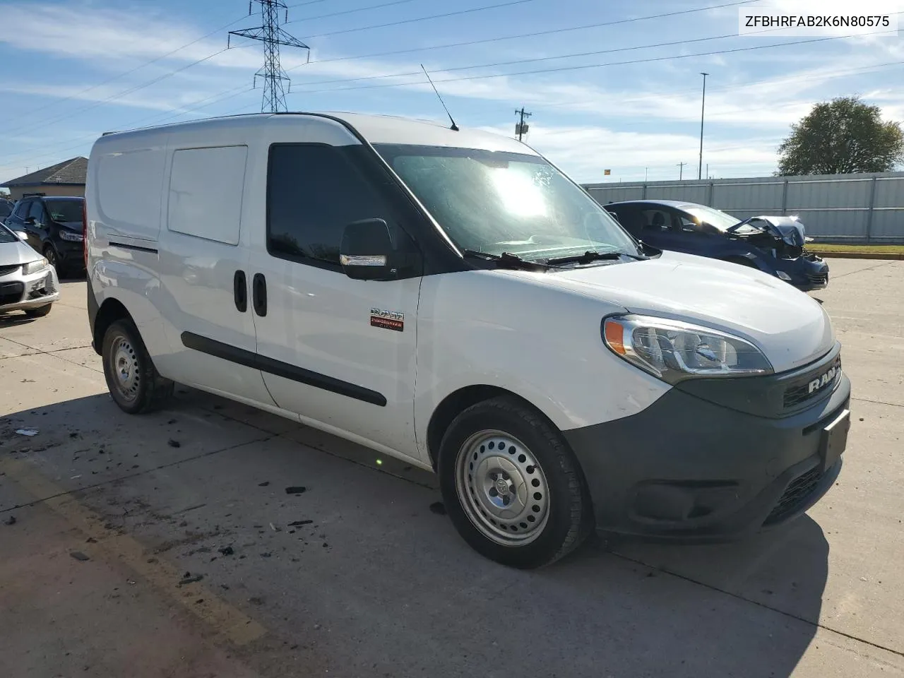 2019 Ram Promaster City VIN: ZFBHRFAB2K6N80575 Lot: 79523274