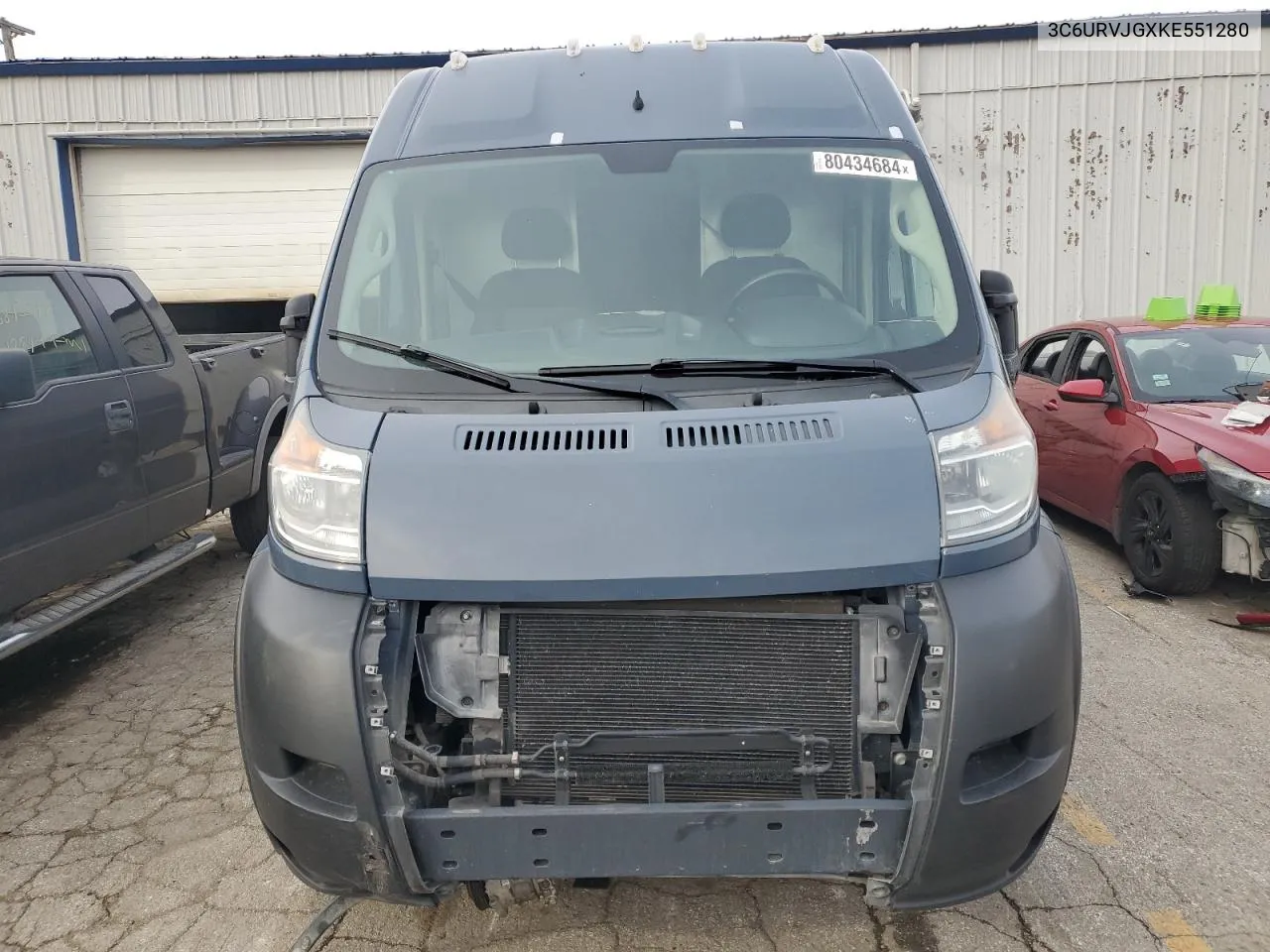 2019 Ram Promaster 3500 3500 High VIN: 3C6URVJGXKE551280 Lot: 80434684