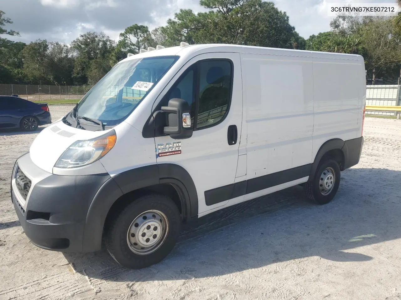 2019 Ram Promaster 1500 1500 Standard VIN: 3C6TRVNG7KE507212 Lot: 80488744