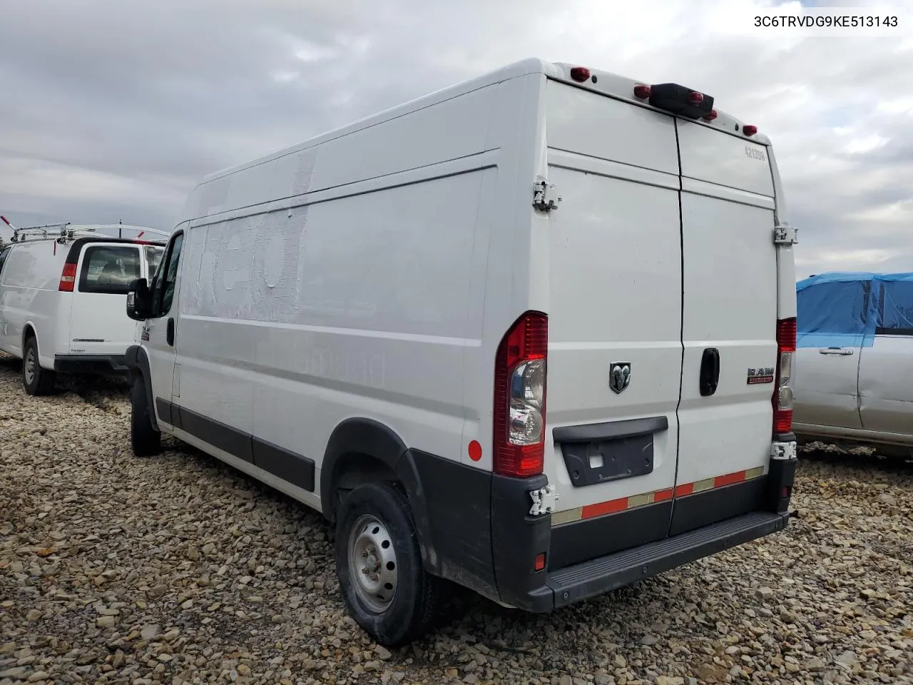 2019 Ram Promaster 2500 2500 High VIN: 3C6TRVDG9KE513143 Lot: 80990554