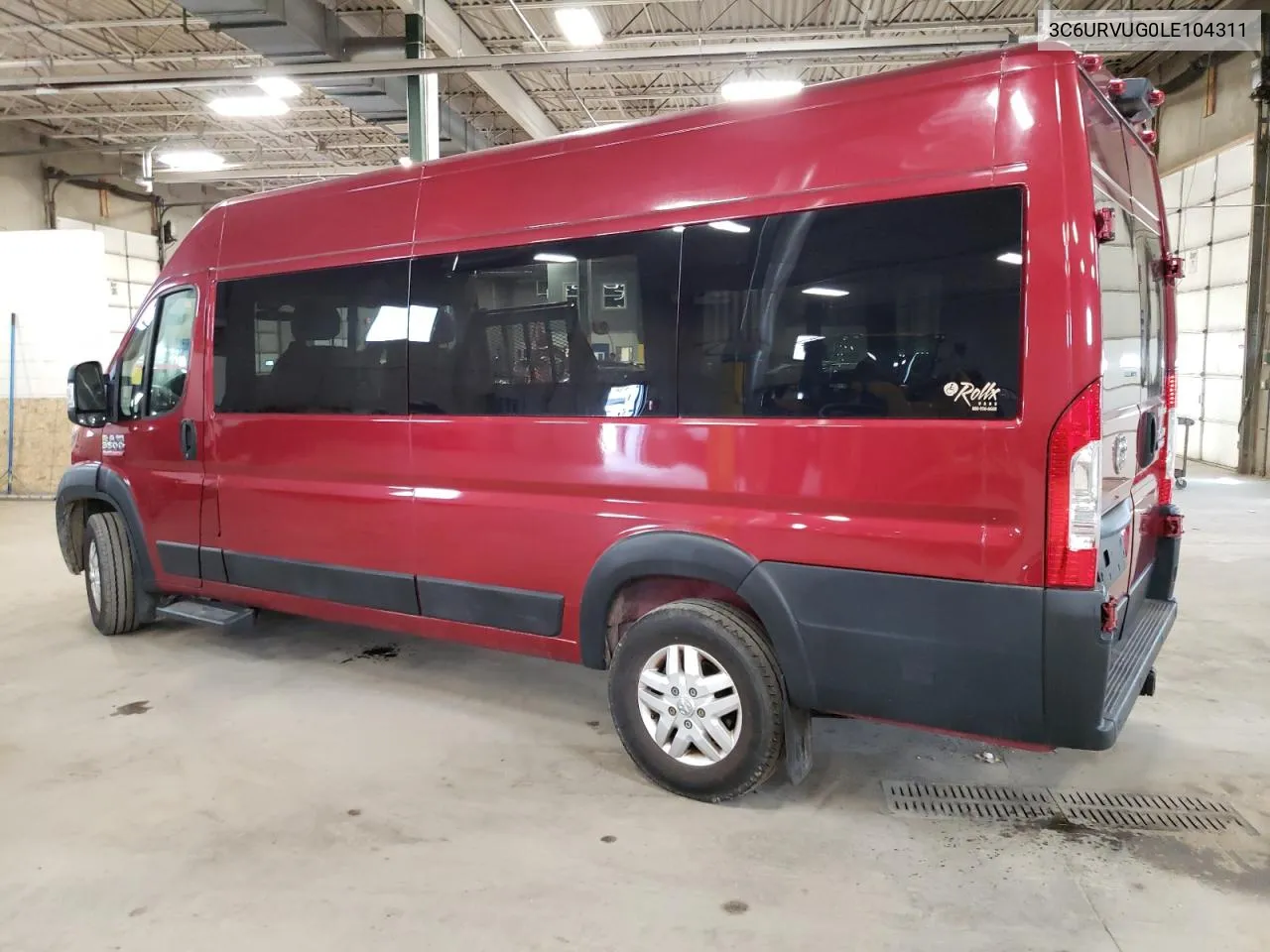 2020 Ram Promaster 3500 3500 High VIN: 3C6URVUG0LE104311 Lot: 53479334