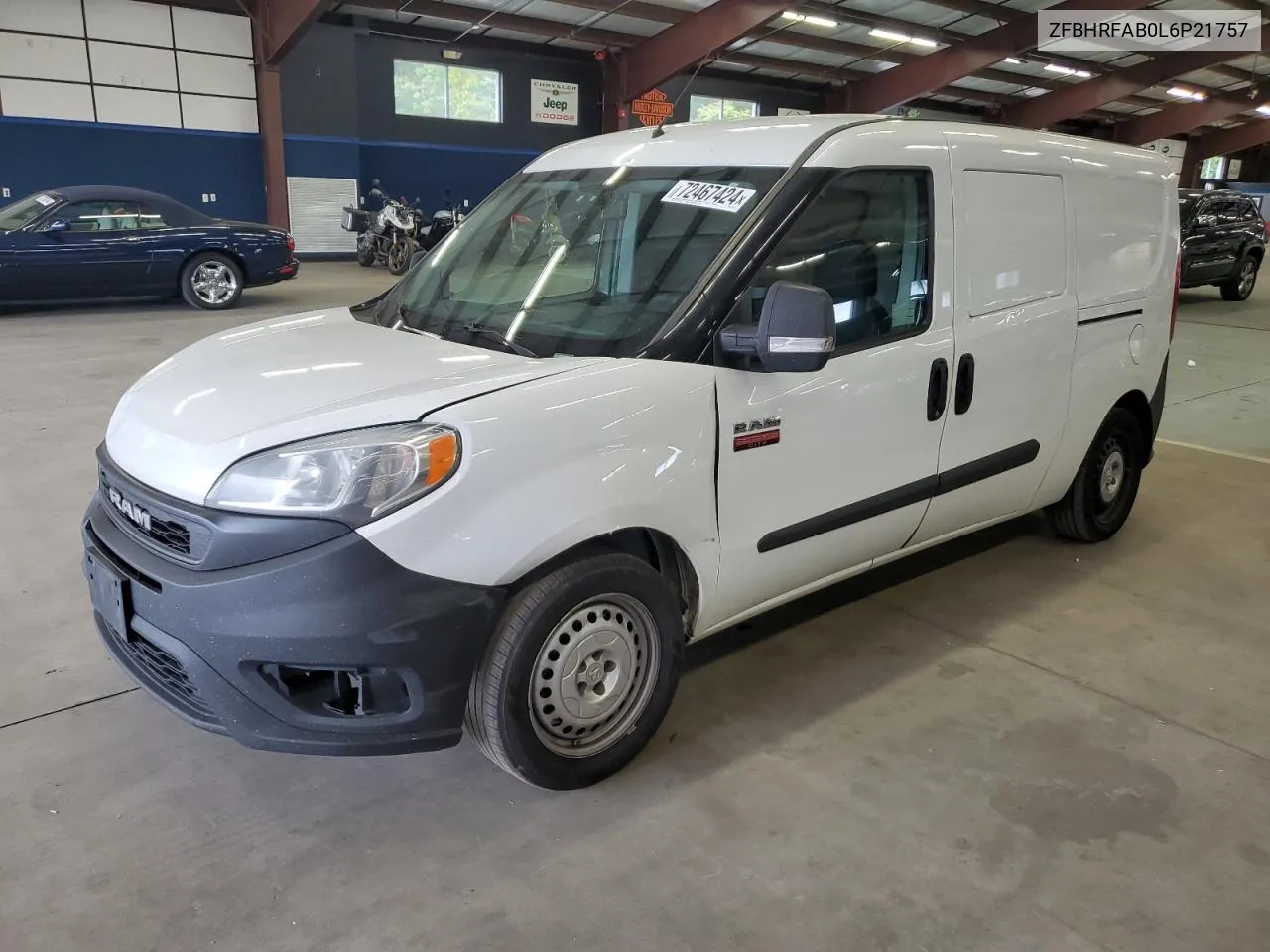 2020 Ram Promaster City VIN: ZFBHRFAB0L6P21757 Lot: 72467424