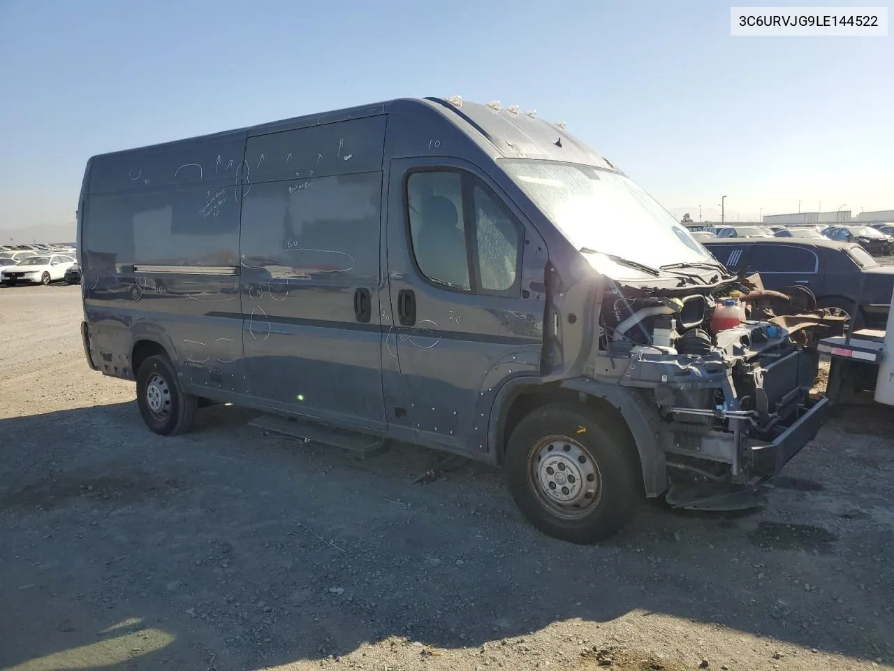 2020 Ram Promaster 3500 3500 High VIN: 3C6URVJG9LE144522 Lot: 75032854